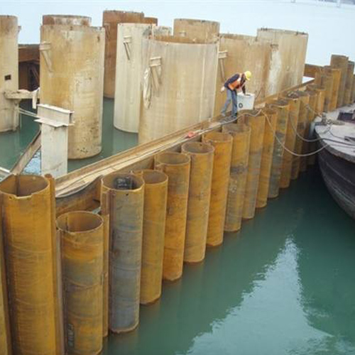 上饶钢护筒现场安装